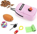 COOWONE Dog Treat Pouch Hands Free with Carabiner 900D Oxford Bag view 3