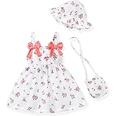 Renotemy Baby Girl Dress Toddler Girl Clothes Summer Outfits Gifts Casual Cotton Linen Bow Sundress Infant Dresses for Girls