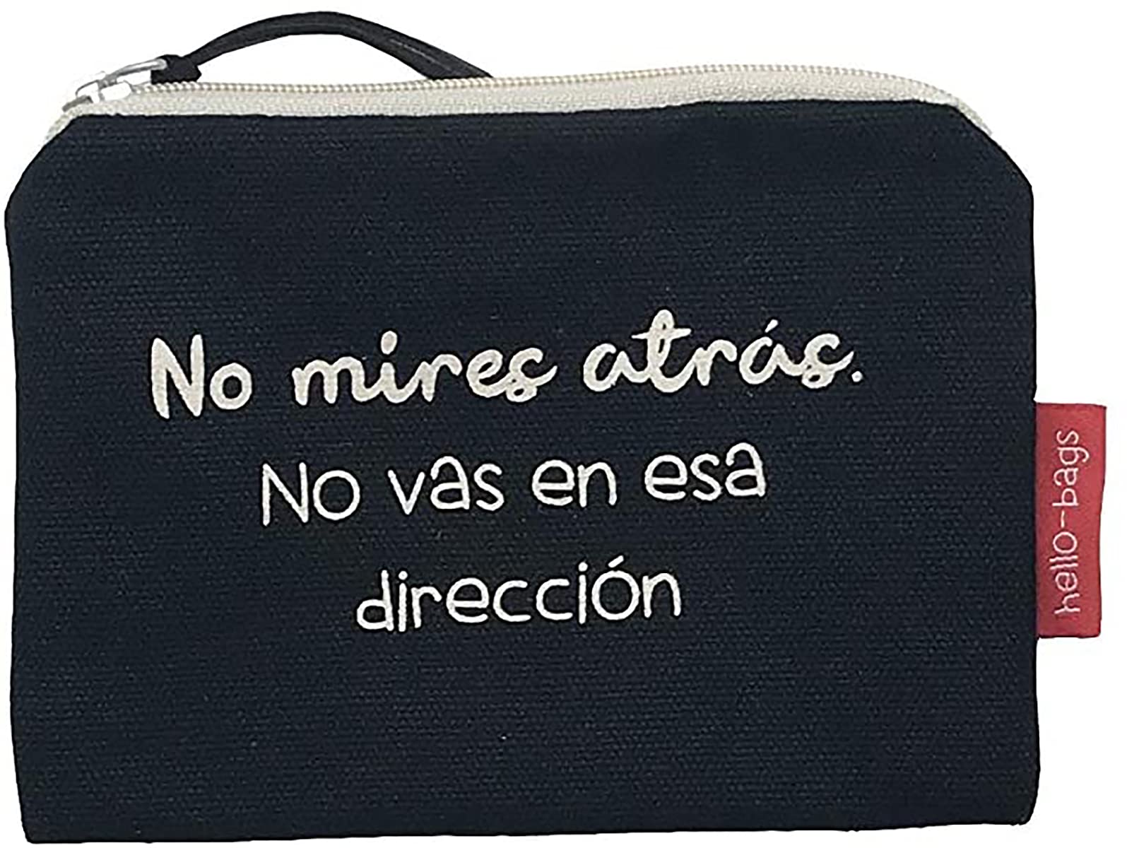 Econanos Hellobags2019 Canvas & Beach Tote Bag, 14 cm, Black (Negro)