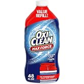 OxiClean Max Force Laundry Stain Remover Spray Refill, 48 fl oz | Spray Now Wash Later, Baby &amp; Kids Stain Remover, Food &amp; Grease Stains, Enzymatic Stain Remover, Color-Safe, Bleach-Free