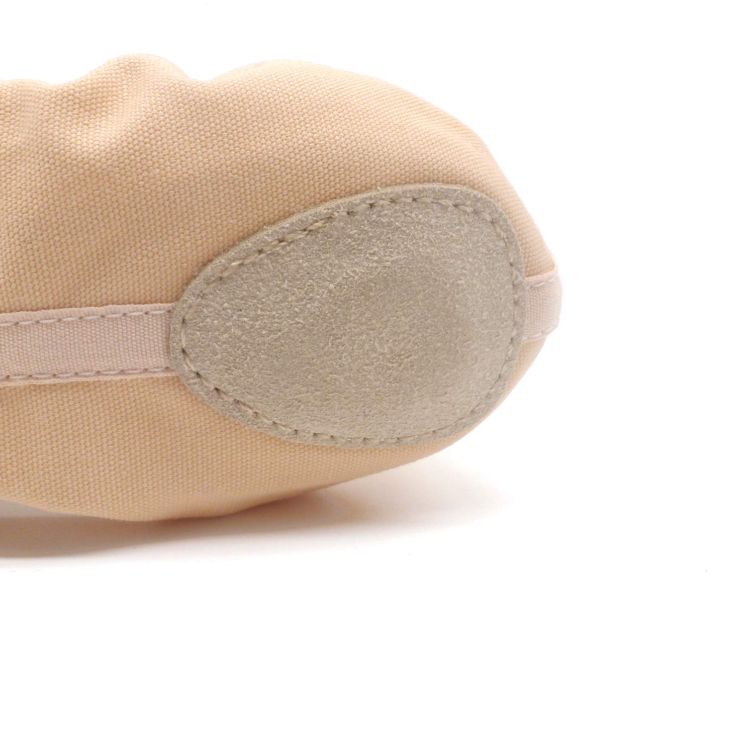 NewChao Canvas Ballet Shoes for Women Girls, Ballet Slipper Dance Flats Yoga Shoes Beige