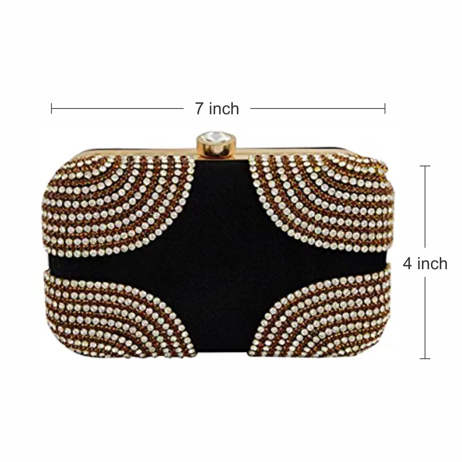 tooba women's carrom box clutch