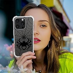 Ecute Spider Case for iPhone 15 Pro with Stand,Drop