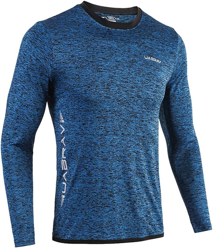 ZiXing Men's Sport Running Training Long Sleeve Breathable Quick Dry Top T-Shirt