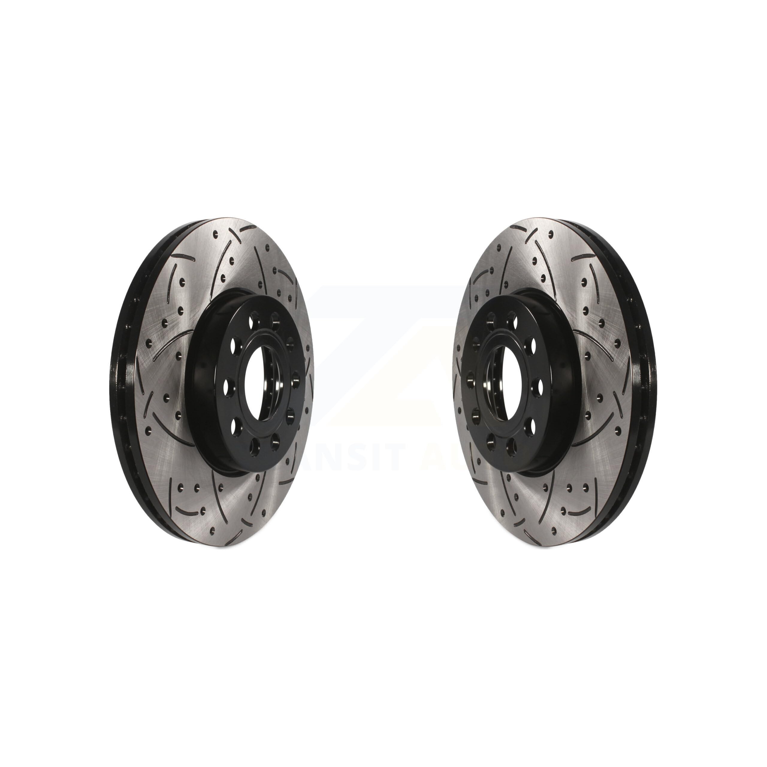 DS-One Front Coated Drilled Slotted Disc Brake