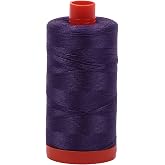 Aurifil A1050-4225 Solid 50wt 1422yds Eggplant Mako Cotton Thread