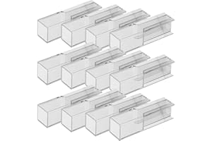 Cabilock 100pcs 1.5ml Plastic Spectrophotometer Cuvettes with 4 Optical Windows for Laboratory