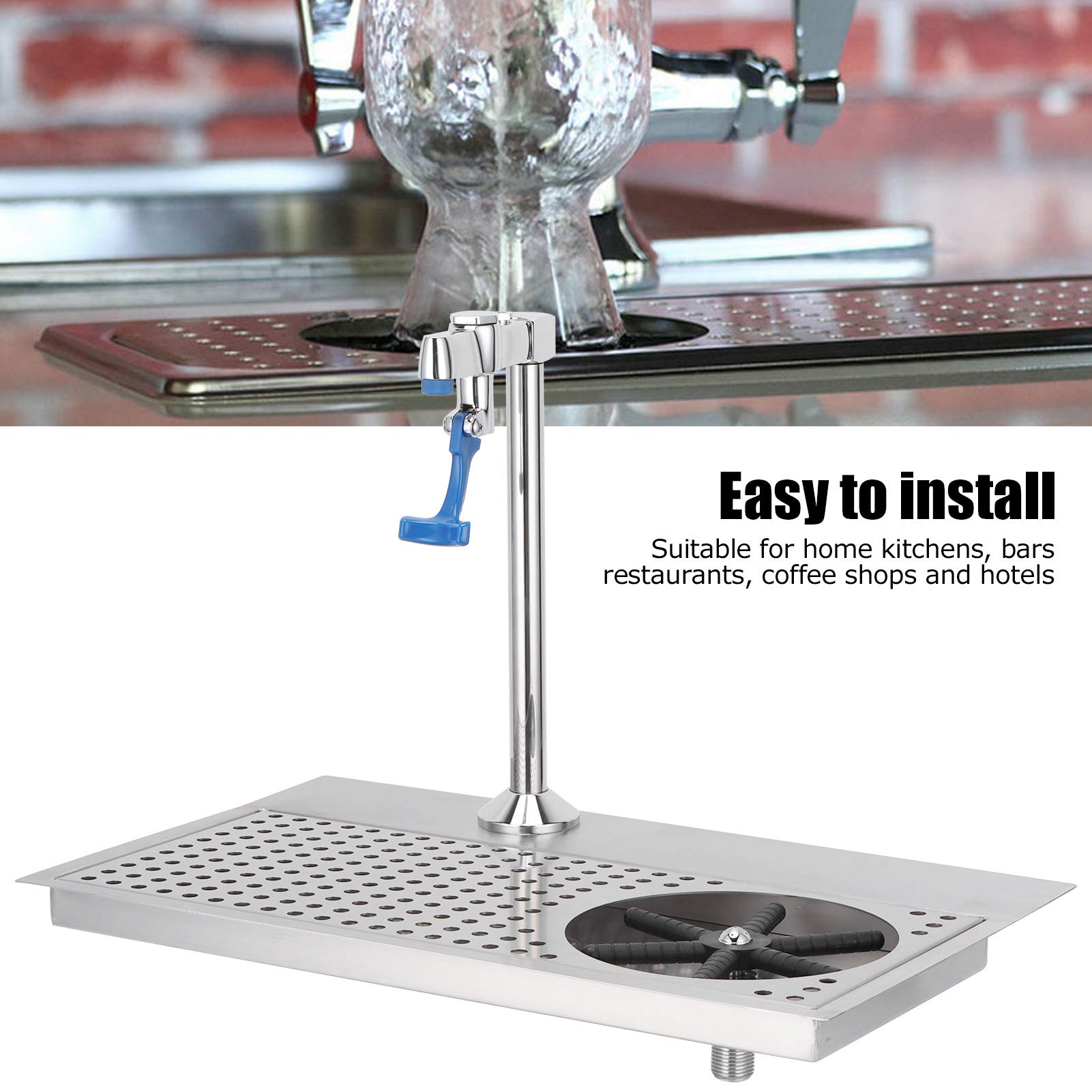 ZDETGU 304 Edelstahl Krugenspüler - Hochdruck Glasreiniger Für Bar & Café