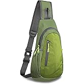 TITECOUGO Small Sling Bag, Lightweight Crossbody Backpack for Men Women, Shoulder Bag for Sports and Outdoor