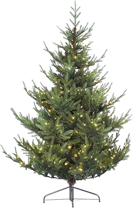 Amazon Co Jp 暗号化 モミ クリスマスツリー 事前 ベッド Led付き ストリングライト クリスマスツリーモミの木 8種類の光の変化 休日の装飾用 ホーム キッチン