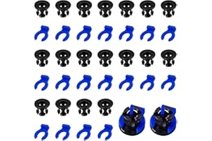 IFFITYA 40PCS Bowden Tube Coupler Set - 1.75 Bowden Tube Coupling Collet Clamp Clip Bowden Collet and Clip Set for 3D Printer Accessories, Bowden Coupling Clip Fixed 4 mm Tube Filament Printer Parts
