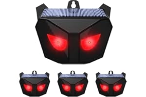 Ultrasonic Animal Repellent Outdoor, Solar Power Cat Rodent Raccoon Repeller, Rabbit Snake Control Device with Motion Sensor 