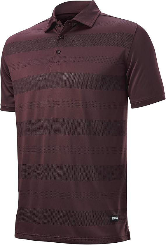 Wilson Golf Men's Signature Polo Burgundy Golf Shirt, XL Amazon.co.uk Clothing