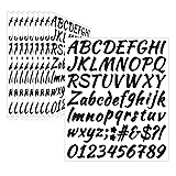 Llewyn 710 Pcs 10 Sheets Letter Stickers,Self