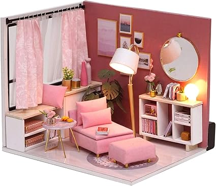 flever dollhouse miniature diy house kit
