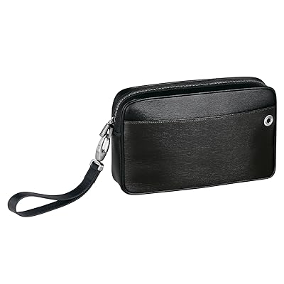 Montblanc Westside Clutch Bag in Black Leather with Kuwait Ubuy
