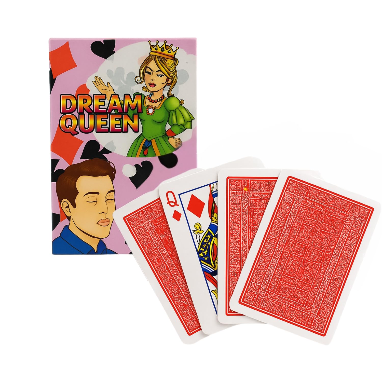 MilesMagic Magician's Dream Queen Mentalism Illusion Effect Real Card Gimmick Magic Trick