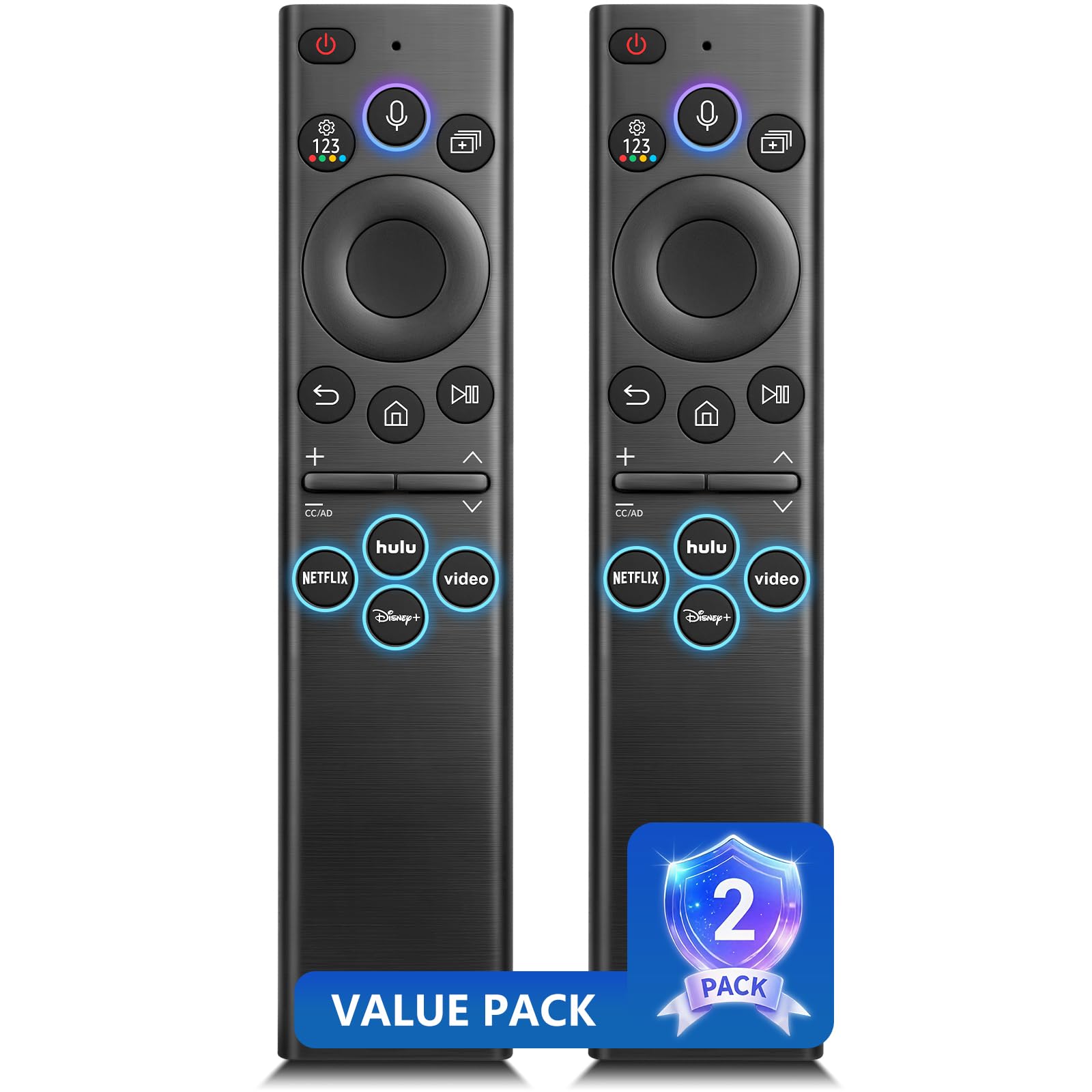 Photo 1 of Replacement-Voice-for-Samsung-Smart-TV-Remote-Control-Universal BN59-01385A Compatible with Samsung Frame Curved QLED Crystal UHD TVs