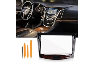 KanSmart Touch Screen for Cadillac Cue Screen Replacement for 2013-2020 Cadillac ATS SRX XTS CTS Escalade Screen Replacement Audio Radio Display + Free Trim Tools