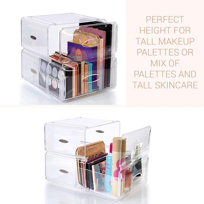 See Me Tall Customisable Large Acrylic Makeup Organiser For