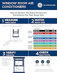GE AWCS14WWA Window Air Conditioner, Wi-Fi