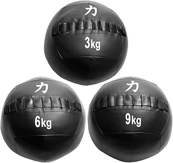 Strength Shop Balón Medicinal/Wall Juego de Pelota, 3 kg, 6 kg, 9 ...