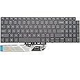 Replacement Keyboard for Dell inspiron 15 3501 3502 3505 5501 5502 5508 5584 5590 5593 5594 5598, inspiron 15 7500 7501 7590 7591, Latitude 3510 Series Laptop Black Frame with Backlit US Layout