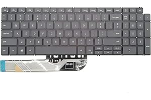 KBRPARTS Replacement Keyboard for Dell inspiron 15 3501 3502 3505 5501 5502 5508 5584 5590 5593 5594 5598, inspiron 15 7500 7501 7590 7591, Latitude 3510 Series Laptop Black Frame with Backlit US Layout
