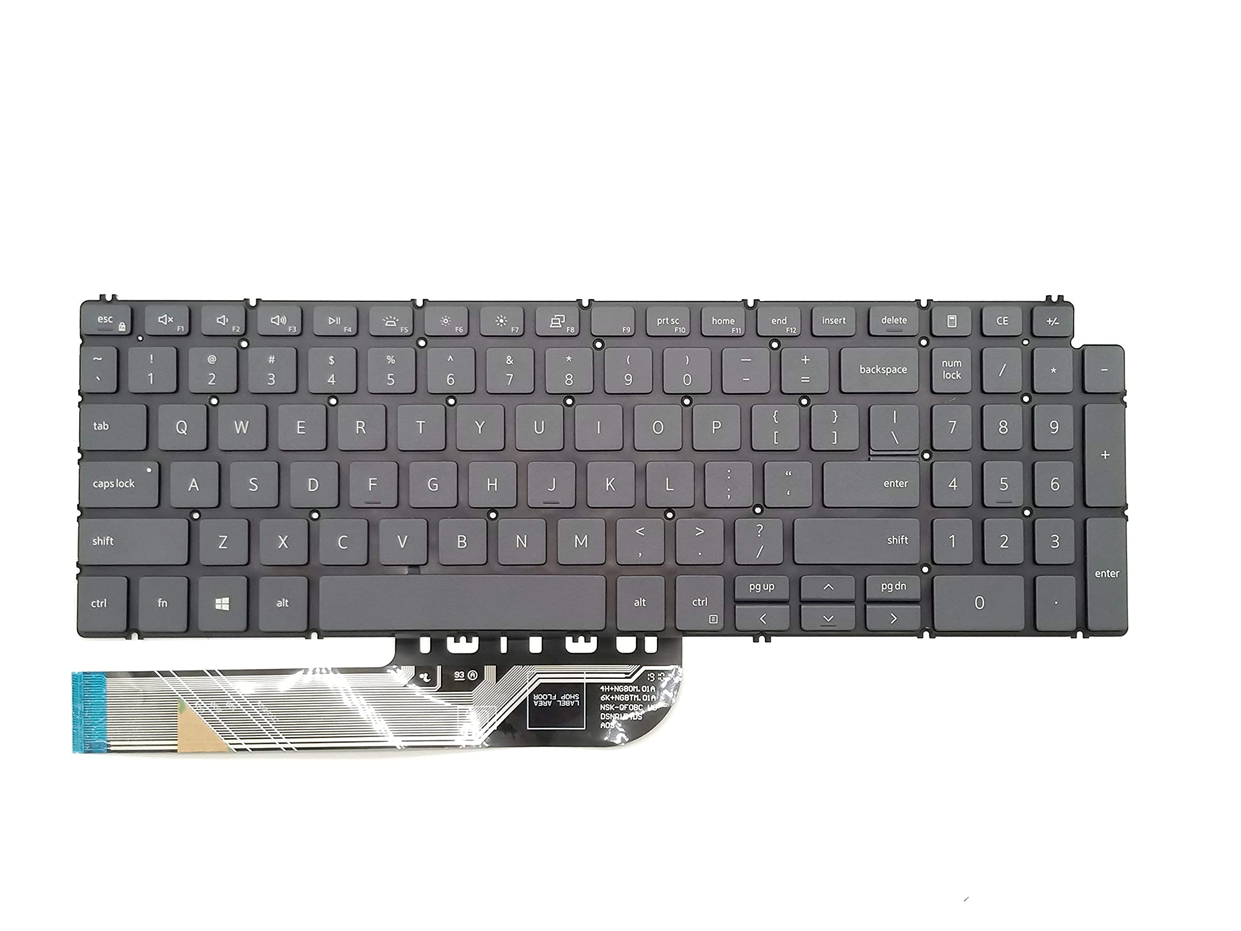 Photo 1 of Replacement Keyboard for Dell inspiron 15 3501 3502 3505 5501 5502 5508 5584 5590 5593 5594 5598, inspiron 15 7500 7501 7590 7591, Latitude 3510 Series Laptop Black Frame with Backlit US Layout