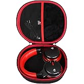 FBLFOBELI Hard Headphone Storage Case for Silensys E7 / PurelySound E7 / MOVSSOU E7 / COWIN E7 / Tapela E7 / Audonia E7 Active Noise Cancelling Bluetooth Headphones (Case Only) (Red)