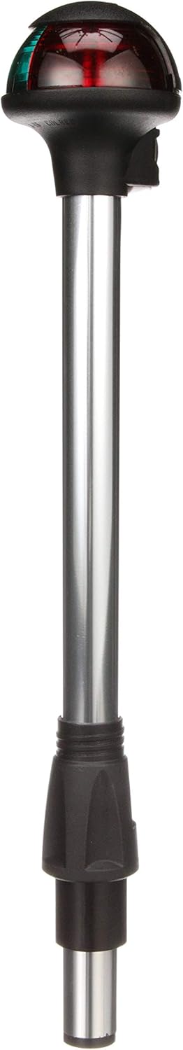 attwood 5095-10-7 Bi-Color Stowaway with Task Light, 1-Mile Sidelights, 225-Degree Visibility for Boats Up to 39.4 Feet : Powersports External Lights : Sports & Outdoors