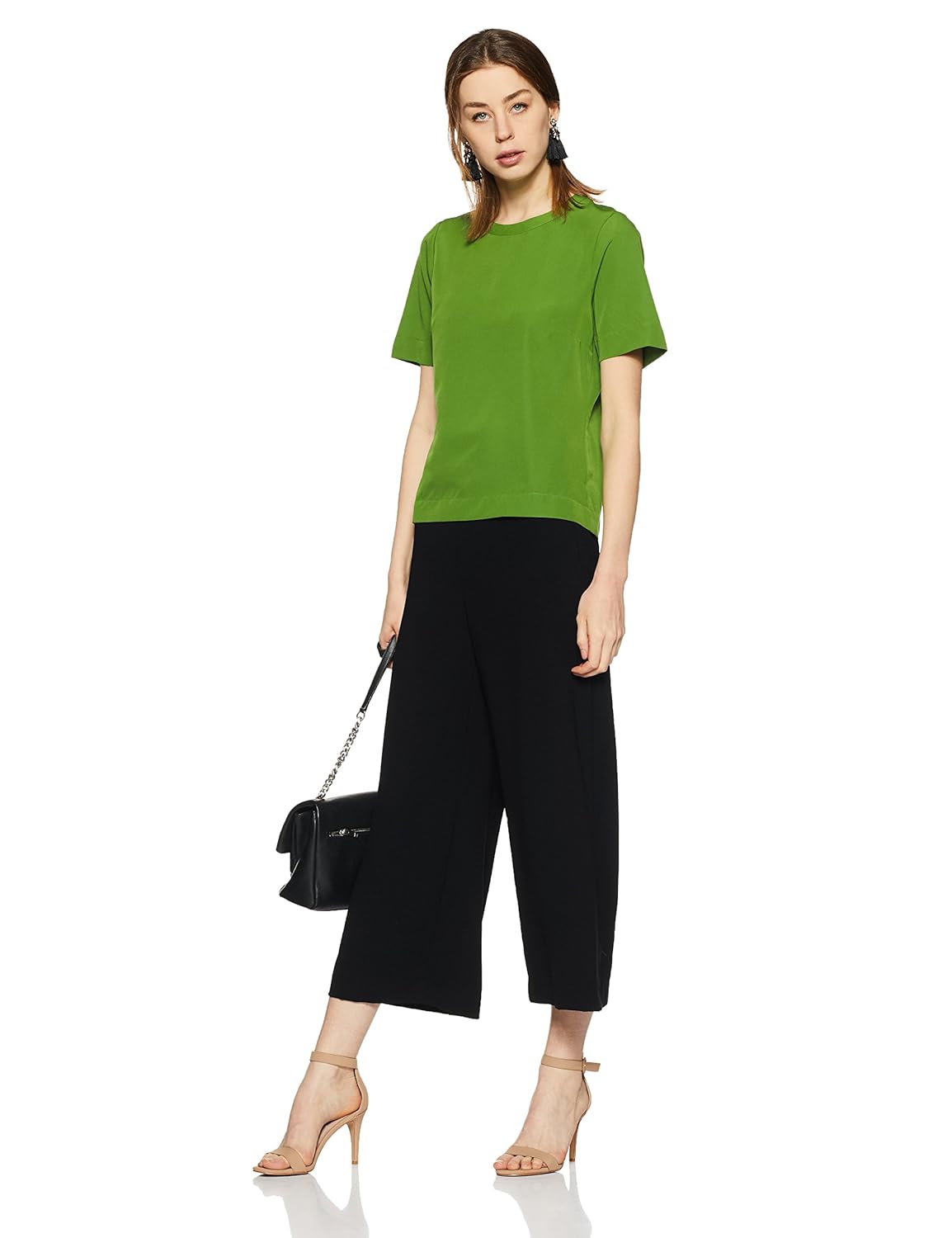 marks & spencer women's solid t-shirt