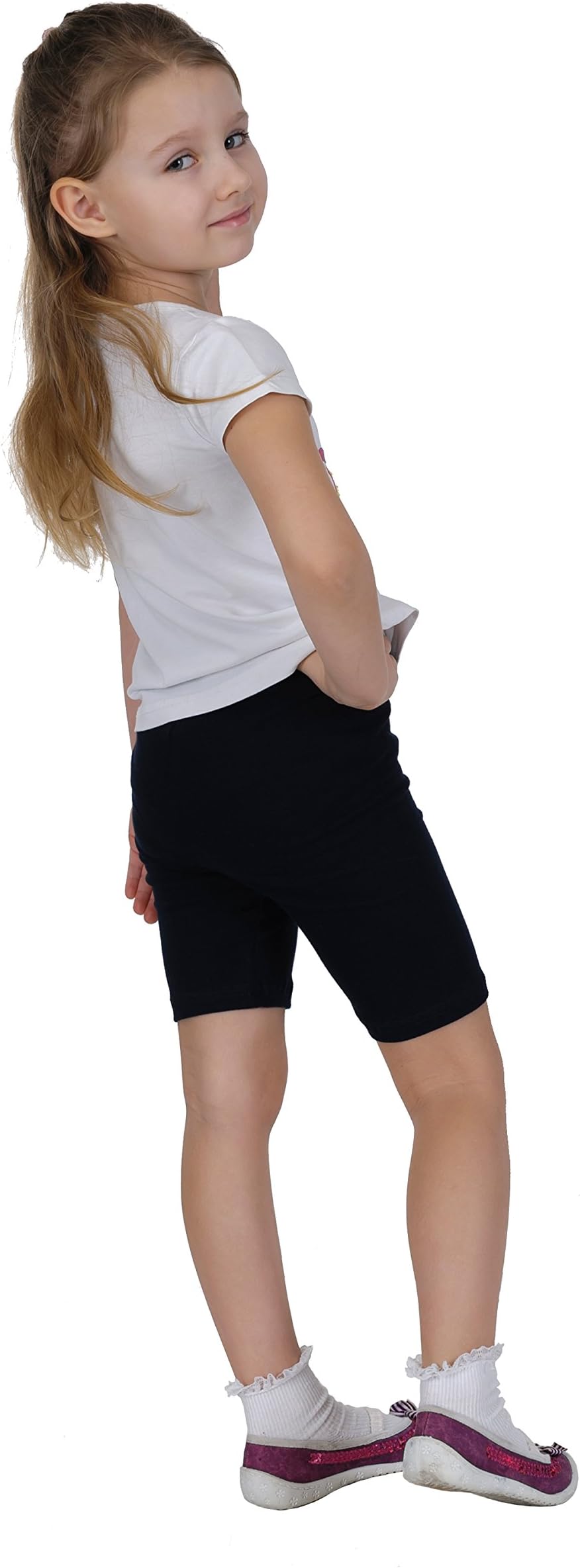 JandazGirls Cotton Cropped or Shorts Leggings Sizes 3 Years- 12 Years