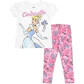 Disney Girls T-Shirt & Leggings Set Toddler to Big Kid Sizes (2T - 14-16)