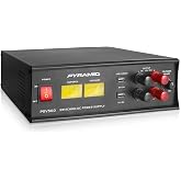 Pyramid PSV500 Universal Compact 50 Amp Adjustable 12 to 15 Volts Output Home Bench Power Converter Supply, with 2 USB Ports and Overload Protection