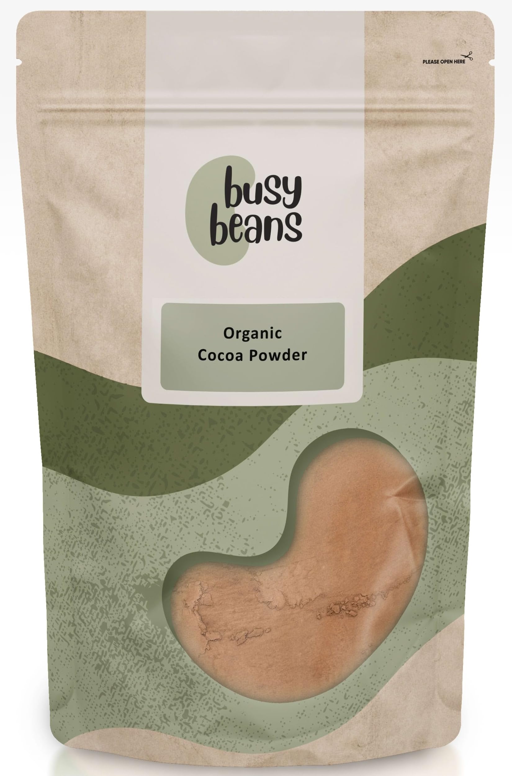 Organic Cocoa Powder - Certified Organic - by Busy Beans Organic (1kg)