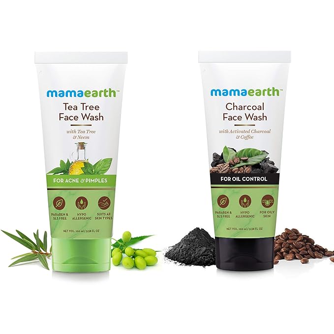 mamaearth tea tree foaming face wash