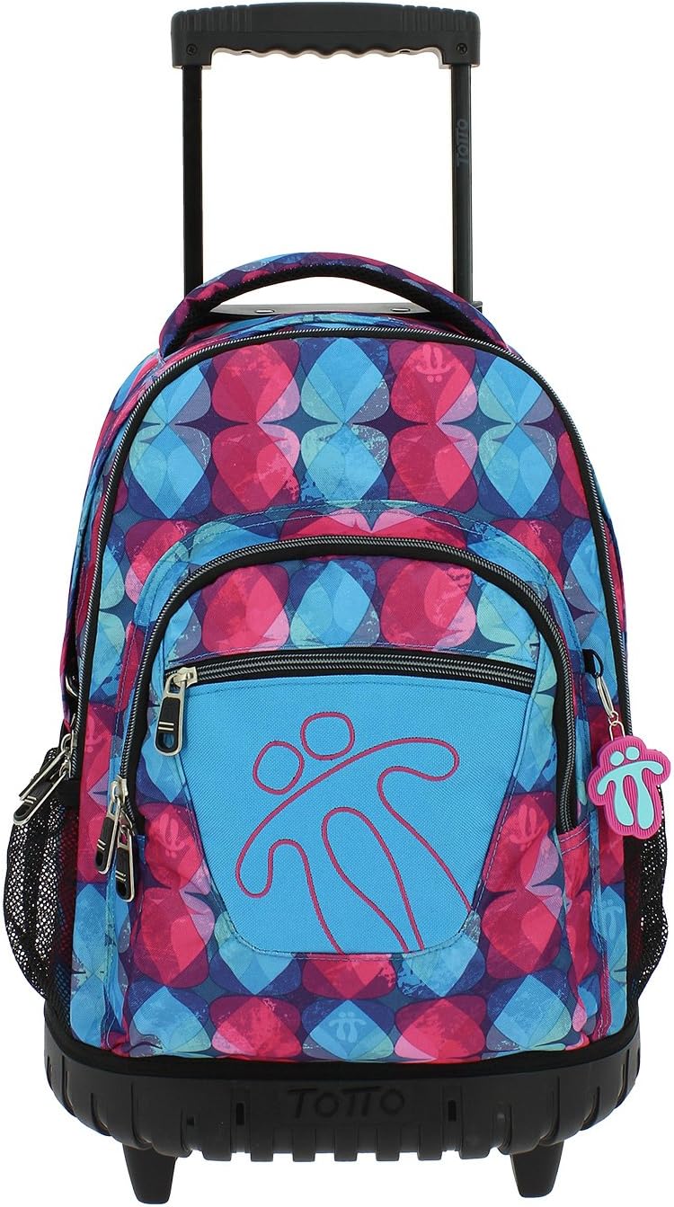 Totto School backpacks with wheels, large children's backpacks in and prints - Mochilas