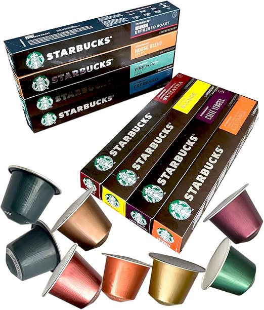 Amazon Nespresso By Starbucks ネスプレッソ スターバックス 8種 80カプセル ボックス入りセット 並行輸入品 スタバ カフェポッド コーヒーカプセル 通販