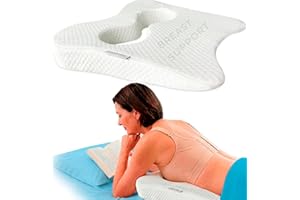 EASY SPA Massage Table Breast Pillow, Massage Table Pillow, Wedge Cushion, Bust Sizes (AA-C), Prone Cushion for After Breast 