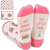 HAPPYPOP School Gift Ideas - Funny Graduation Big Dill Pickle Socks Book Lover Gifts