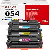 054 Toner Cartridge Set 054H MF642Cdw MF644Cdw for Canon Cartridge 054 | Compatible for Canon CRG-054 054H ImageCLASS MF642Cdw MF644Cdw LBP622Cdw MF641Cw MF640C LBP620C Printer Ink (BCMY, 4-Pack)