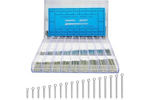 XinYunfan 360Pcs 6-23mm Watch Link Pins, Assortment Stainless Steel Watch Band Link Cotter Pins is Must-Have for Any Watchmaker or DIY Enthusiast
