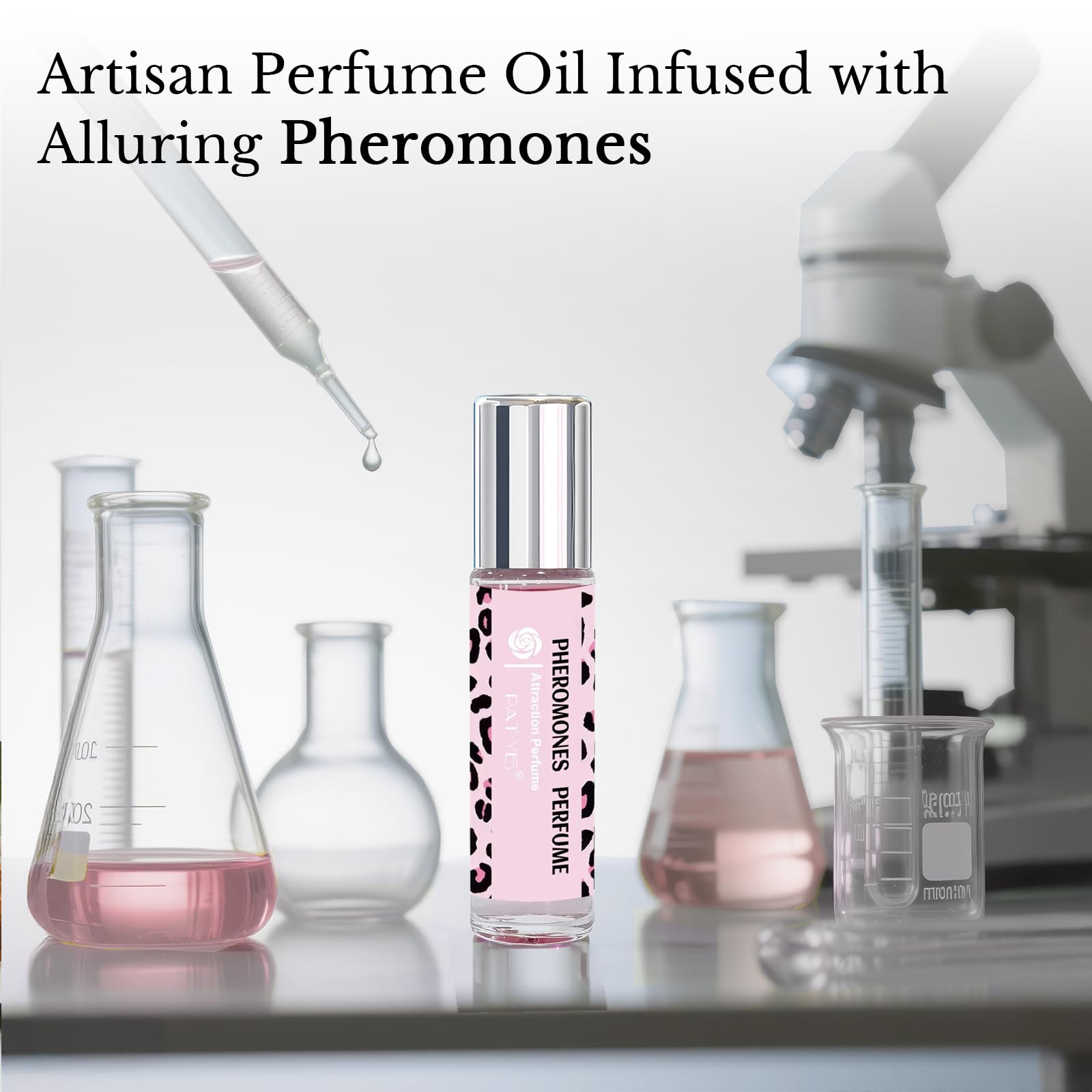Pheromones Perfumes for Women,Enhanced Scents Pheromone Perfume,Long Lasting Roll on Oil 0.34 fl.oz (10ml)