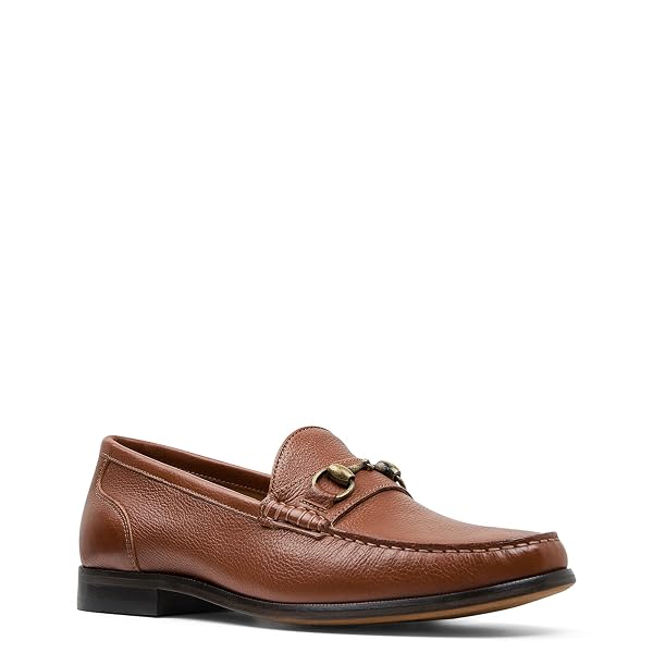 DONALD PLINER MENS NICKOLAS TUMBLED CALF, WHISKEY 8