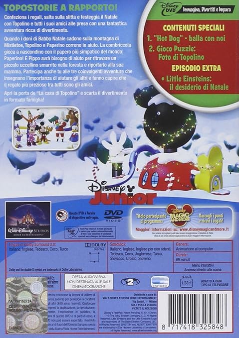 I Menu Di Natale Italiano.Amazon Com La Casa Di Topolino Topolino Salva Il Natale Italian Edition Movies Tv