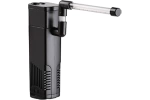NICREW Aquarium Internal Filter, Submersible Power Filter with Multiple Function, Aeration System with Sponge Filter for Fish