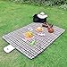 MIU COLOR Outdoor Camping Blanket 3 Layers Thickened XL Waterproof Picnic Mat Ground Cover - Multipurpose Outdoor/Indoor Beach Blanket for Hiking, Festival, Park, Party, Lawn (2-4 Person)