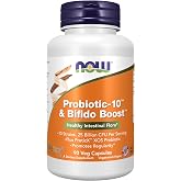 NOW Supplements, Probiotic-10&trade; &amp; Bifido Boost&trade; with 10 Strains, 90 Veg Caps
