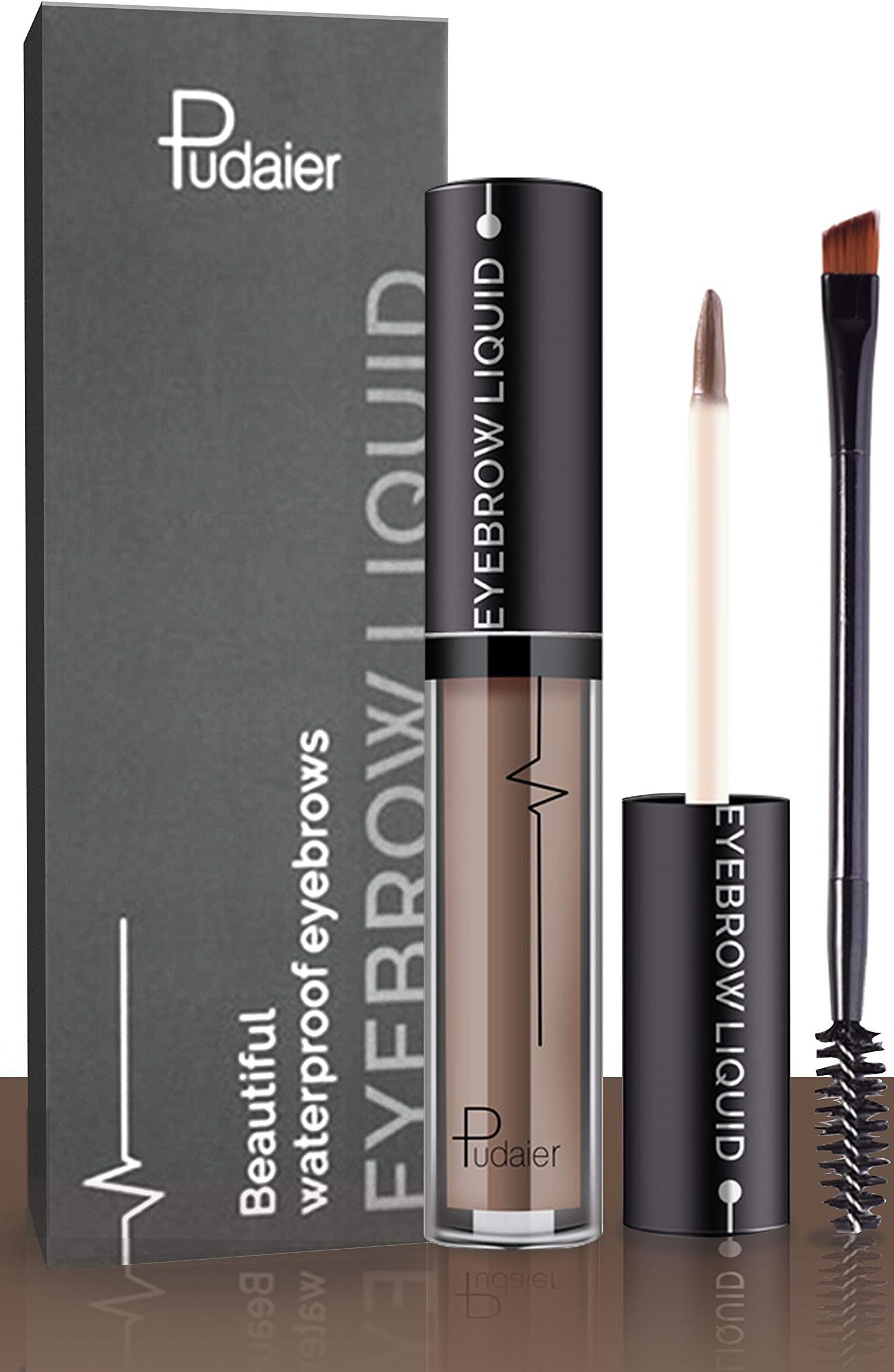 Effie Lancelot Waterproof Liquid Eyebrow Gels-24Hours Long Lasting Smudge-Proof Tinted Makeup Color Brow Gel,Valentine Gifts-Brunette